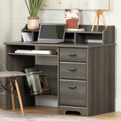 Zipcode Design Harris 48 Floating Computer Desk with Drawers and Storage Cabinet Reviews Wayfair